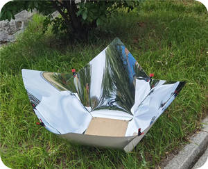 <span class=keywords><strong>Kit</strong></span> de <span class=keywords><strong>four</strong></span> <span class=keywords><strong>solaire</strong></span> pour la cuisson en plein air Hot Dogs Poulet Riz et eau Réchaud de camp portable pour le camping et les aventures en plein air - Product Image 2