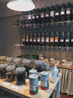 ECOBOX 	   Bac à nourriture en vrac à choisir et à mélanger, noix, graines, bonbons, céréales, distributeur de nourriture en vrac, bac à gravité, distributeur de noix en vrac, nourriture sèche pour magasin