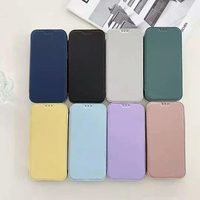Étui en silicone magnétique avec placage en cuir tendance DUYIO pour 15 Pro Max, compatible avec le style professionnel