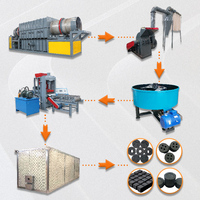 Four de carbonisation professionnel continu en acier inoxydable pour dispositif de conversion de biomasse verte