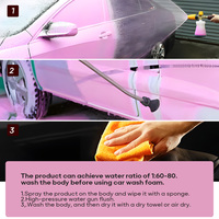 Shampoo pour lavage de voiture en mousse colorée 1L, savon liquide pour le nettoyage des voitures, élimination de la poussière, disponible en quatre couleurs