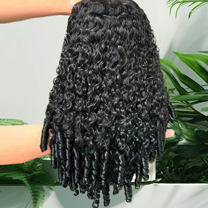 Wholesale Natural Burmese Curly <strong>Wig</strong>, 250 Density Transparent <strong>Lace</strong> Burmese Curly <strong>Human</strong> <strong>Hair</strong> <strong>Wigs</strong>, 100 Raw Original Vietnamese <strong>Wig</strong> - Product Image 3