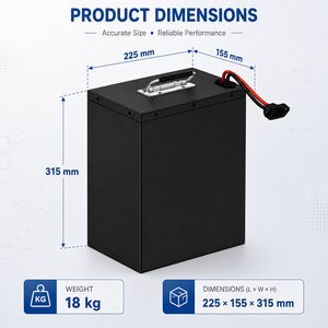 Baterai LiFePO4 Kustom 72V 30ah dengan Casing Logam untuk Catu Daya Sepeda Motor Listrik - Product Image 4