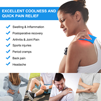 4 packs de gel réutilisables pour les blessures Packs de glace souples flexibles pour genou épaule dos-Packs chauds et froids