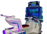 Machine de jeu d'arcade de course de moto en métal à pièces, simulateur de course automobile, console de compétition pour enfants, garantie 1 an