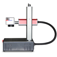 Machine de marquage laser à fibre CNC Mopa 3D Dynamic Marker Raycus 20W 30W 50W pour pierre, plastique, verre, caoutchouc avec fonction rotative