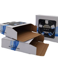 Boîte d'emballage de produit personnalisée, boîtes en carton ondulé pliables, emballage en papier kraft, boîte à ouverture coulissante
