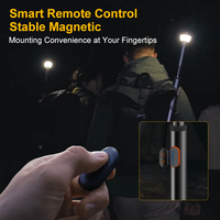 Lampe de tente LED portable rechargeable, étanche IP65, 3W, pliable, pour le camping en plein air