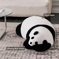 Canapé paresseux Panda mignon, fauteuil design en forme d'animal, siège de détente adorable pour salon et chambre