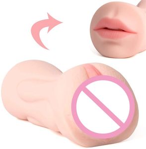 Masturbatore Maschile per Adulti, Morbido e Portatile, Sensazione Realistica, Vibrante, Vagina Artificiale in Gomma - Product Image 1