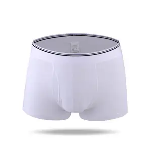 Vente en gros de shorts boxer en coton pour hommes coupe extensible <span class=keywords><strong>Sous</strong></span>-vêtements antibactériens respirants pour adolescents garçons avec option de logo personnalisé - Product Image 1