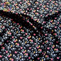 Tela elástica de cuatro vías para vestido, estampado Floral, estilo Country, primavera y verano