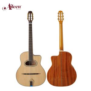 Guitare <span class=keywords><strong>Gypsy</strong></span> <span class=keywords><strong>Jazz</strong></span> faite à la main en Chine pour gauchers (AGJ200) - Product Image 1