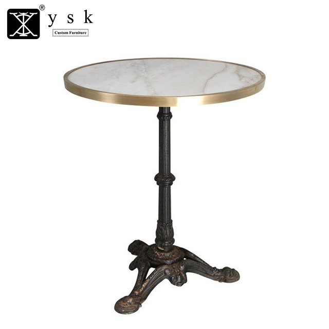 Restaurant Tables DT-1008 Good Price Modern Restaurant Tables Dining Round Table Stone Table