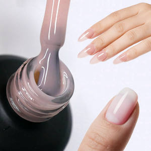 Couverture de camouflage <span class=keywords><strong>HEMA</strong></span> TPO gratuit UV LED fournitures de salon professionnel haute qualité en vrac Base en caoutchouc vente en gros Gel vernis à ongles bouteille - Product Image 3