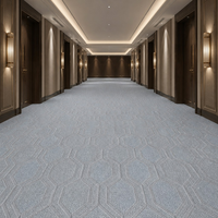 Moquettes murales insonorisantes en nylon pour couloirs d'hôtels, idéales pour une utilisation silencieuse dans les halls d'accueil.