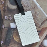 Pierres aromatiques parfumées promotionnelles pour salons professionnels et conférences, diffuseurs en gypse à marque privée
