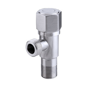 Robinet d'arrêt en acier inoxydable 304, 60 mm, raccord FPT x FPT, pour chauffe-eau de toilette et robinet de salle de bain - Product Image 3
