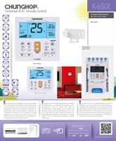 Control Remoto Universal para Aire Acondicionado con Pantalla LCD, 1000 en 1, para Uso Doméstico, Control de Temperatura y Calor