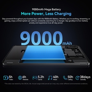 Tablet PC Android 15 con Cámara Frontal de 8MP, Cámara Trasera de 16MP, Batería de 9000mAh, 12+256GB, Pantalla de 12 Pulgadas 2K, Lápiz Óptico, Oscal Pad 100 - Product Image 6