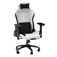 Fauteuil de Gaming Haut de Gamme en Tissu Respirant, OEM ODM, Robuste, Inclinable à 180 Degrés, pour PC de Course, avec Appuie-tête et Soutien Lombaire – Vente en Gros