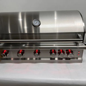 Horno de Barbacoa a Gas Empotrado de Acero Inoxidable de 42 Pulgadas con 5 Quemadores Principales WBQ05 - Product Image 3
