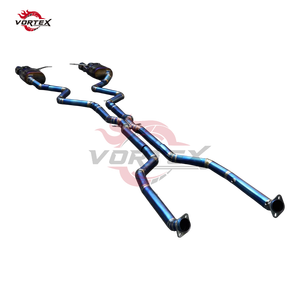 Échappement arrière à soupapes en titane haute performance Vortex avec collecteur catalytique finition bleu brûlé pour BMW E90 E92 M3 4.0T 2007-2013 - Product Image 6