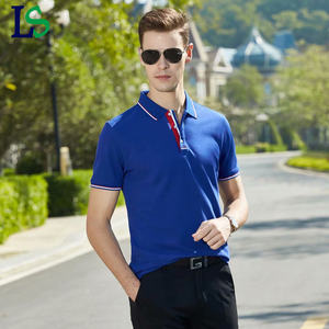 Polo à manches courtes avec logo de marque personnalisé pour hommes, uniforme, polo de golf uni vierge et décontracté, livraison rapide - Product Image 3