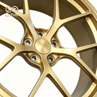 Jantes forgées en or à 5 branches en Y 18x8J 5x114.3 ET35 CB60.1, ajustement personnalisé OEM pour voitures particulières