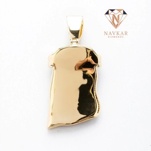 925 Silver Elegant Pendant Moissanite Diamond Pendant Necklace for Anniversary Available At Best Price - Product Image 4