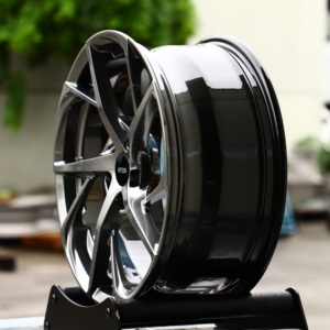 Jantes forgées sur mesure HTOR 19x8.5 19x9.5 5x114.3 gris anthracite à rayons rotatifs pour ADX Integra TLX <span class=keywords><strong>MDX</strong></span> Civic Accord Prelude - Product Image 3
