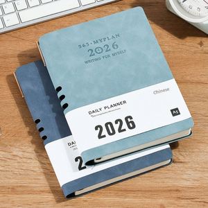 Carnet de notes personnalisable format A6, couverture rigide, 100 feuilles, imitation cuir PU de haute qualité - Product Image 4