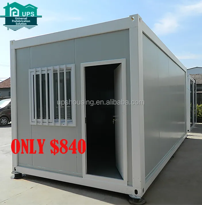 UPS Prefab single room Tiny Detachable container House for living office or other use plat pack container houses
