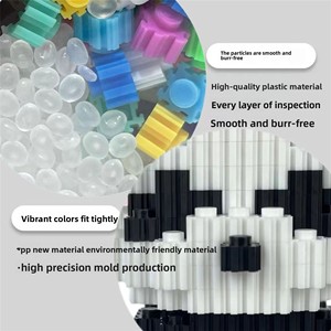 Blocs de construction éducatifs en plastique en vrac de 0,8 cm, petites particules, compatibles Lego, pour la décompression des enfants - Product Image 4
