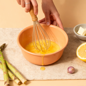 خشب طبيعي (10 قطع) مع حامل تخزين من الفولاذ المقاوم للصدأ-أدوات طهي منزلية وصديقة للبيئة - Product Image 5