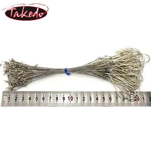 สายเบ็ดตกปลา TAKEDO แบบหนา สีเงิน พร้อมตะขอเกี่ยว สายเหล็ก พร้อมตัวหมุนและหมุด ป้องกันการ<span class=keywords><strong>กัด</strong></span> สายเบ็ดตกปลาเหล็ก - Product Image 5