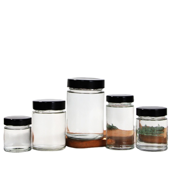 Wholesale New Design Cylinder Glass Jar
