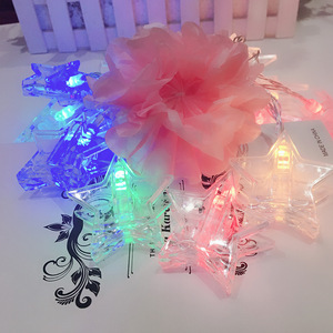 Partyhigh Stars Photo <b>Clips</b> String <b>Light</b> 10.5FT LED Photo Wall Decor <b>Lights</b> <b>with</b> 20 <b>Clips</b> Battery Operated Star <b>Fairy</b> <b>Lights</b> - Product Image 5