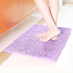Good Quality Custom Chenille Anti Slip <span class=keywords><strong>Foot</strong></span> Door Mat - Product Image 2