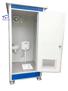 Nouvelles toilettes publiques préfabriquées portables, toilettes de salle de bain, toilettes mobiles en acier d'extérieur avec salle de douche - Product Image 3