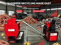 Petite machine de recyclage pour la fabrication de granulés de cuivre à partir de câbles, séparateur de cuivre et de plastique, prix compétitif
