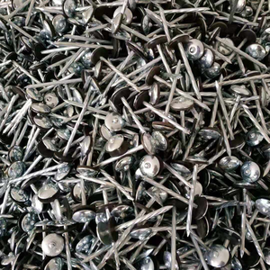 Clavos de hierro galvanizado para techos con cabeza de paraguas y vástago retorcido con arandela de goma - Product Image 5