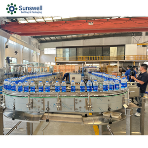 自動ターンキー炭酸ソフトドリンク飲料製造機新品エンジンモーターPLCデジタルソーダペットボトル炭酸塩 - Product Image 1