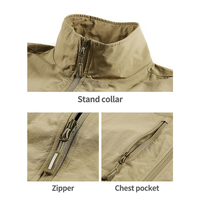 Gros Veste sans Manches de Plein Air Respirante en Maille pour Hommes Photographes, à Multiples Poches, Gilet de Pêche, Logo Personnalisé
