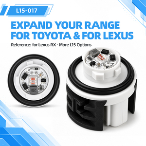 หลอดไฟ LED สีแดงสำหรับเปลี่ยนไฟท้ายสำหรับ Lexus RX350 RX350h Toyota Corolla Sienna 2 พิน - Product Image 1