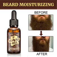 Kit d'huiles de croissance pour barbe hydratant et nourrissant de marque privée BARBERPASSION soin de la barbe pour hommes