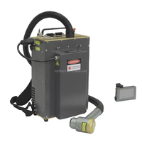 Laser à fibre pulsé alimenté par batterie au lithium 100w 200w 300w pour l'élimination de la rouille métallique et le nettoyage de l'huile du bois