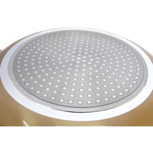 Modern Ceramic Marble Coated Pot Pan Glass Lids Bakelite Handles Non-Stick Forged Aluminum 6-Piece Dishwasher Safe <b>Cookware</b> <b>Set</b> - Product Image 5