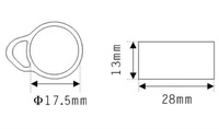 YIAN F-004 Mini-étiquette RFID NFC 134,2 kHz pour bagues de patte de pigeon et de poulet, multicolore, en ABS, pour la gestion des animaux