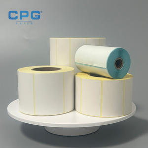 Etiquetas Térmicas de Envío Resistentes al Aceite, Libres de BPA, 100x150mm, Directo de Fábrica, Etiquetas de Código de Barras Duraderas para Transporte e Inventario - Product Image 1